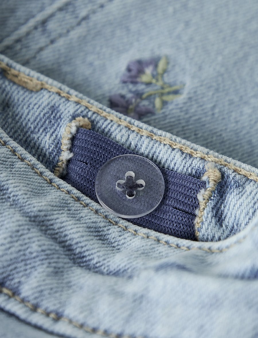 name it - NMFBELLA MOM EMB JEANS 1224-FR NOOS - loose jeans - light blue denim - 4