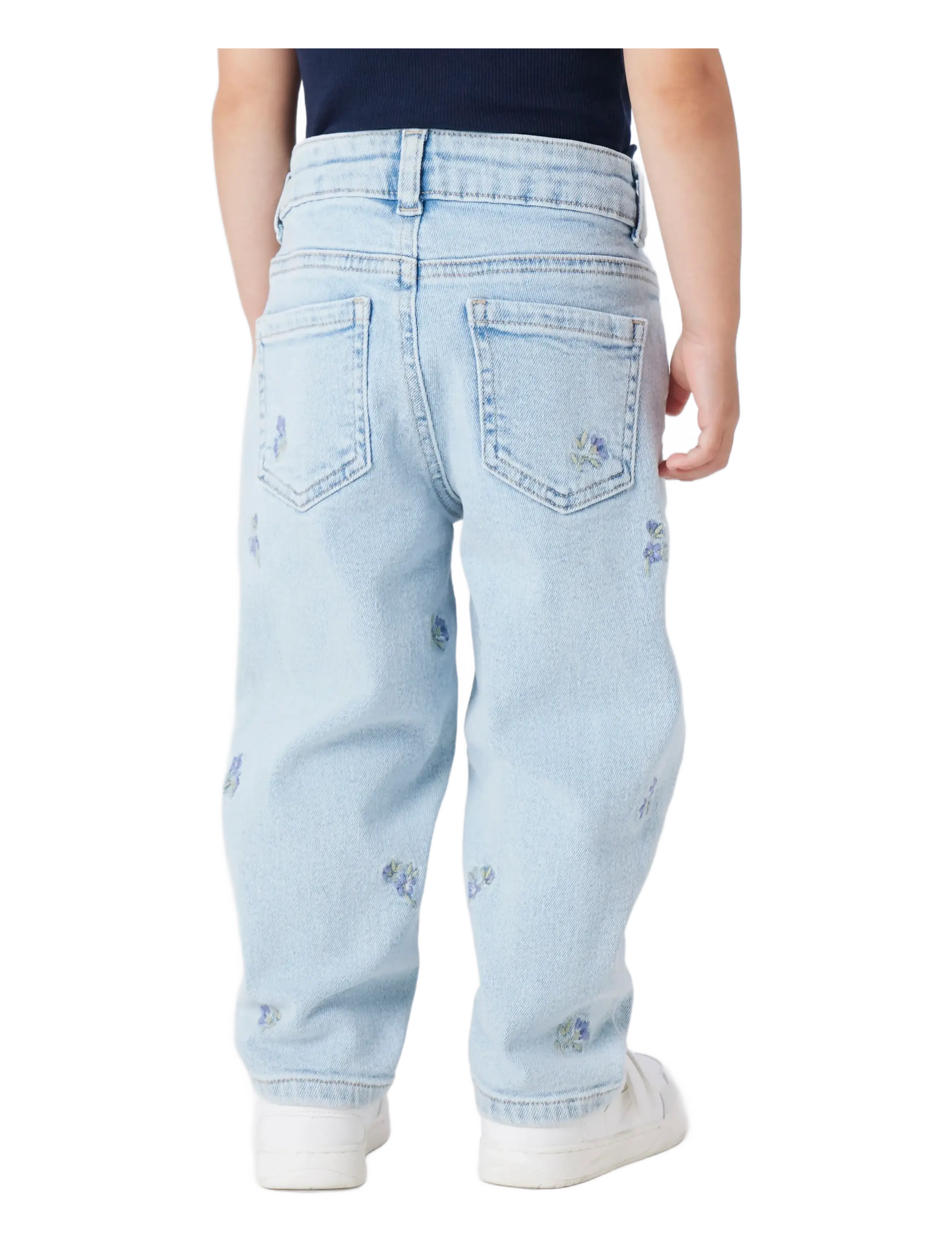 name it - NMFBELLA MOM EMB JEANS 1224-FR NOOS - loose jeans - light blue denim - 3