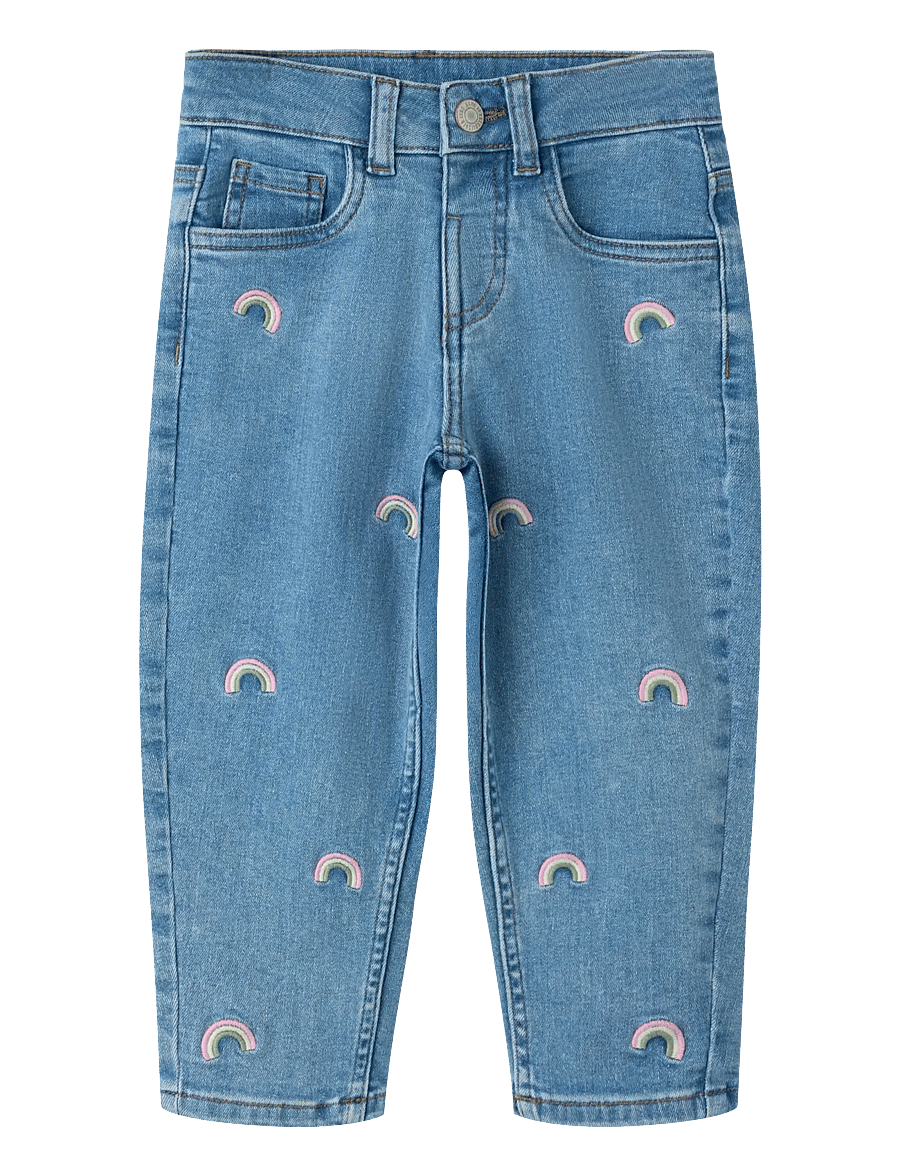 name it - NMFBELLA MOM EMB JEANS 1224-FR NOOS - loose jeans - medium blue denim - 0