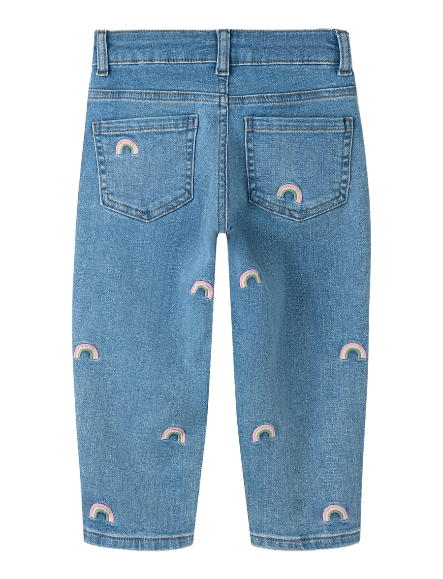 name it - NMFBELLA MOM EMB JEANS 1224-FR NOOS - loose jeans - medium blue denim - 1
