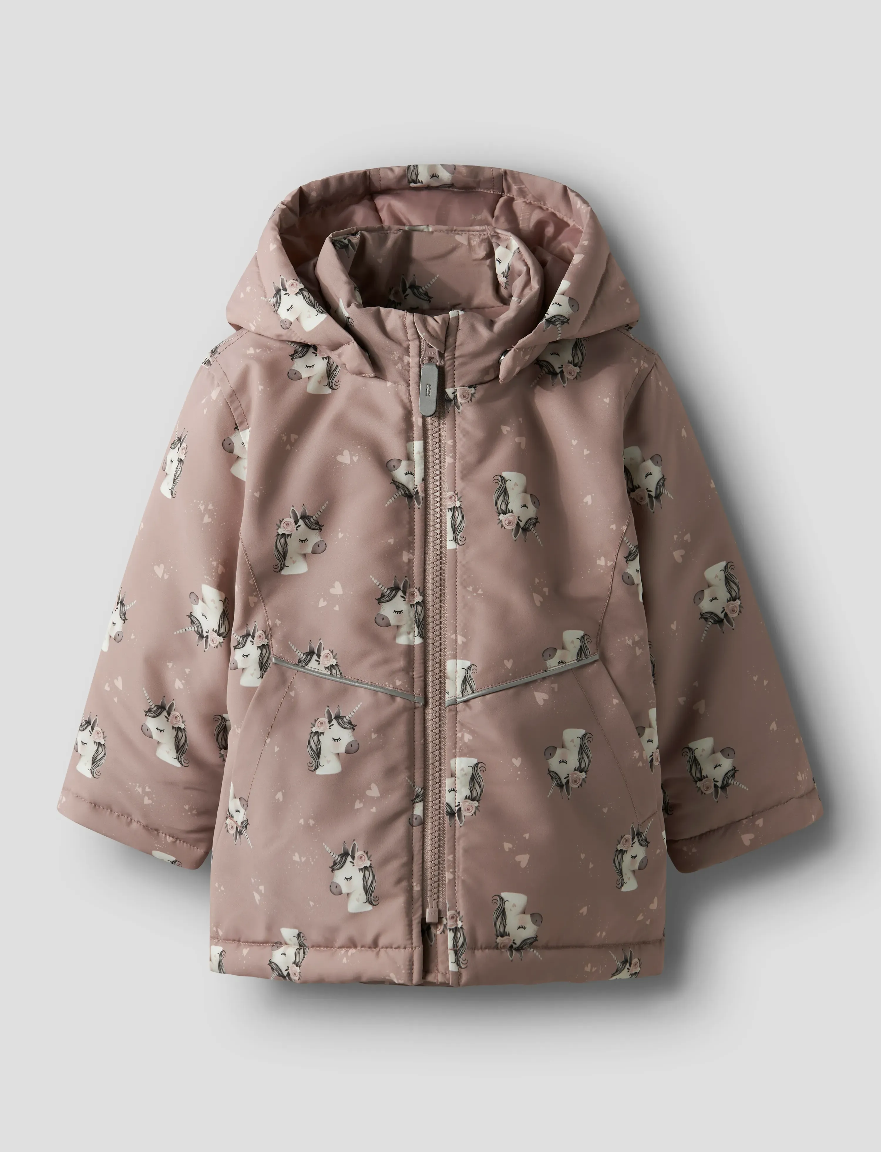 name it - NMFMAXI PA JACKET AOP NOOS - laveste priser - woodrose - 4