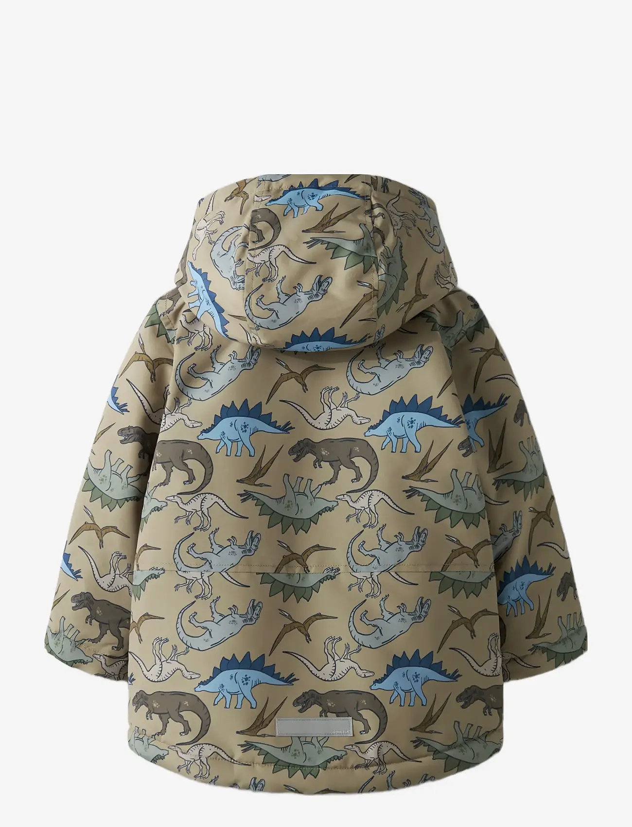 name it - NMMMAX PA JACKET AOP NOOS - winter jackets - silver mink - 1