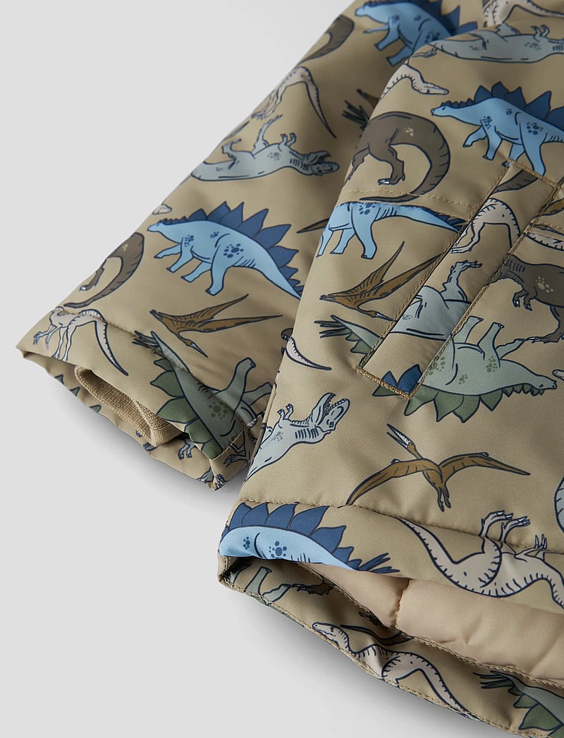 name it - NMMMAX PA JACKET AOP NOOS - talvejope - silver mink - 3