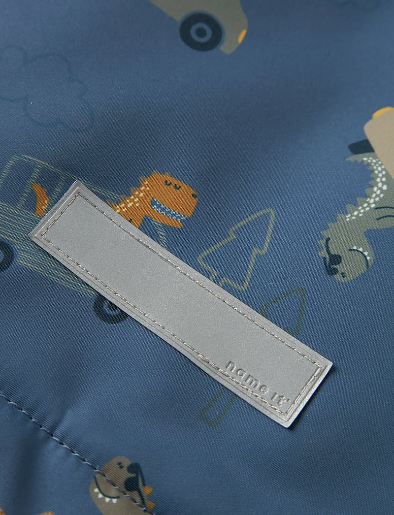 name it - NMMMAX PA JACKET AOP NOOS - winter jackets - vintage indigo - 4