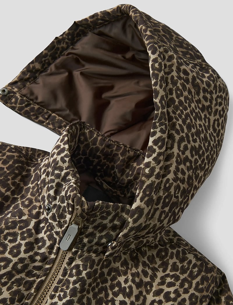 name it - NKFMAXI PA JACKET AOP NOOS - parkas - travertine - 2