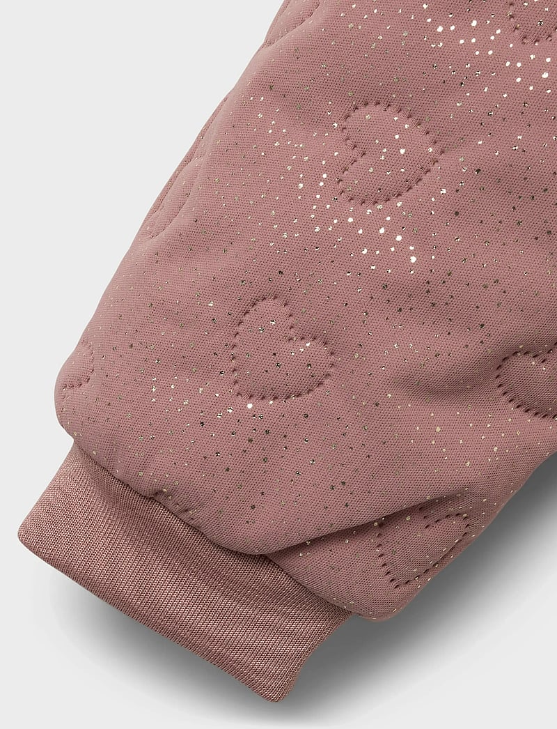 name it - NMFMOON QUILT SET GLITTER FO - termokomplektid - woodrose - 3