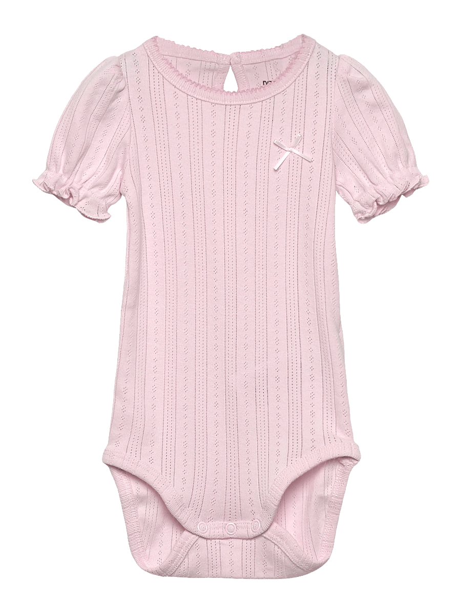 name it - NBFHAPPY SS BODY - smėlinukai trumpomis rankovėmis - cradle pink - 0