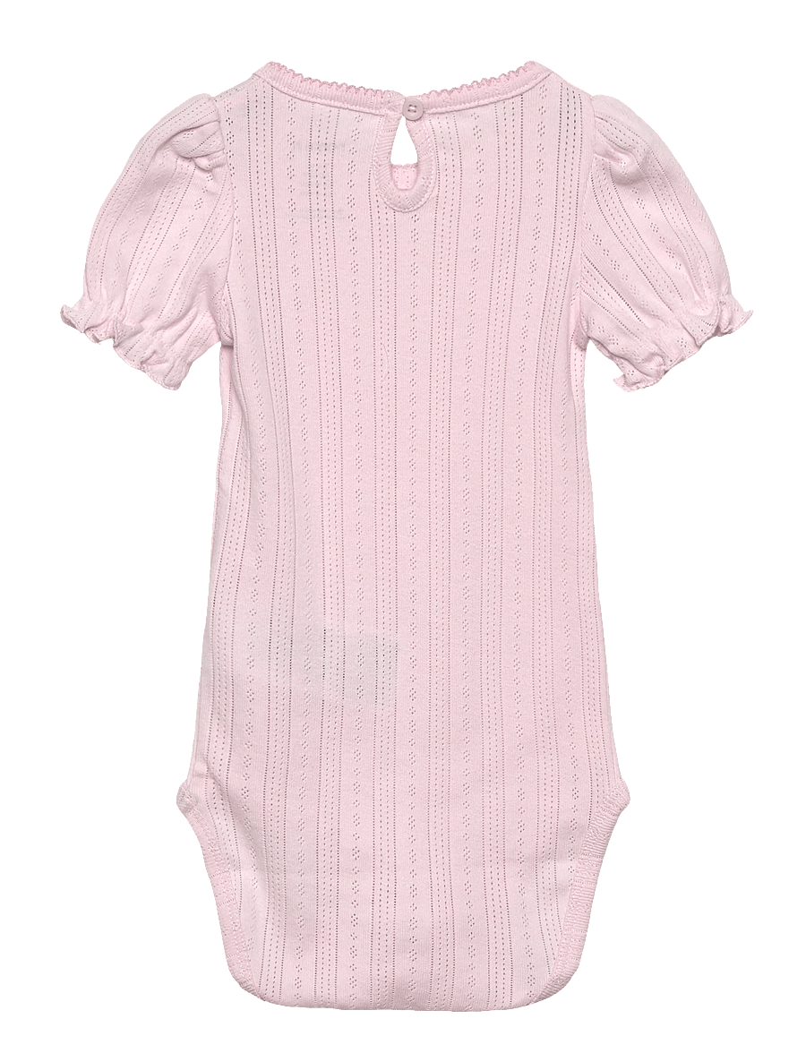 name it - NBFHAPPY SS BODY - smėlinukai trumpomis rankovėmis - cradle pink - 1