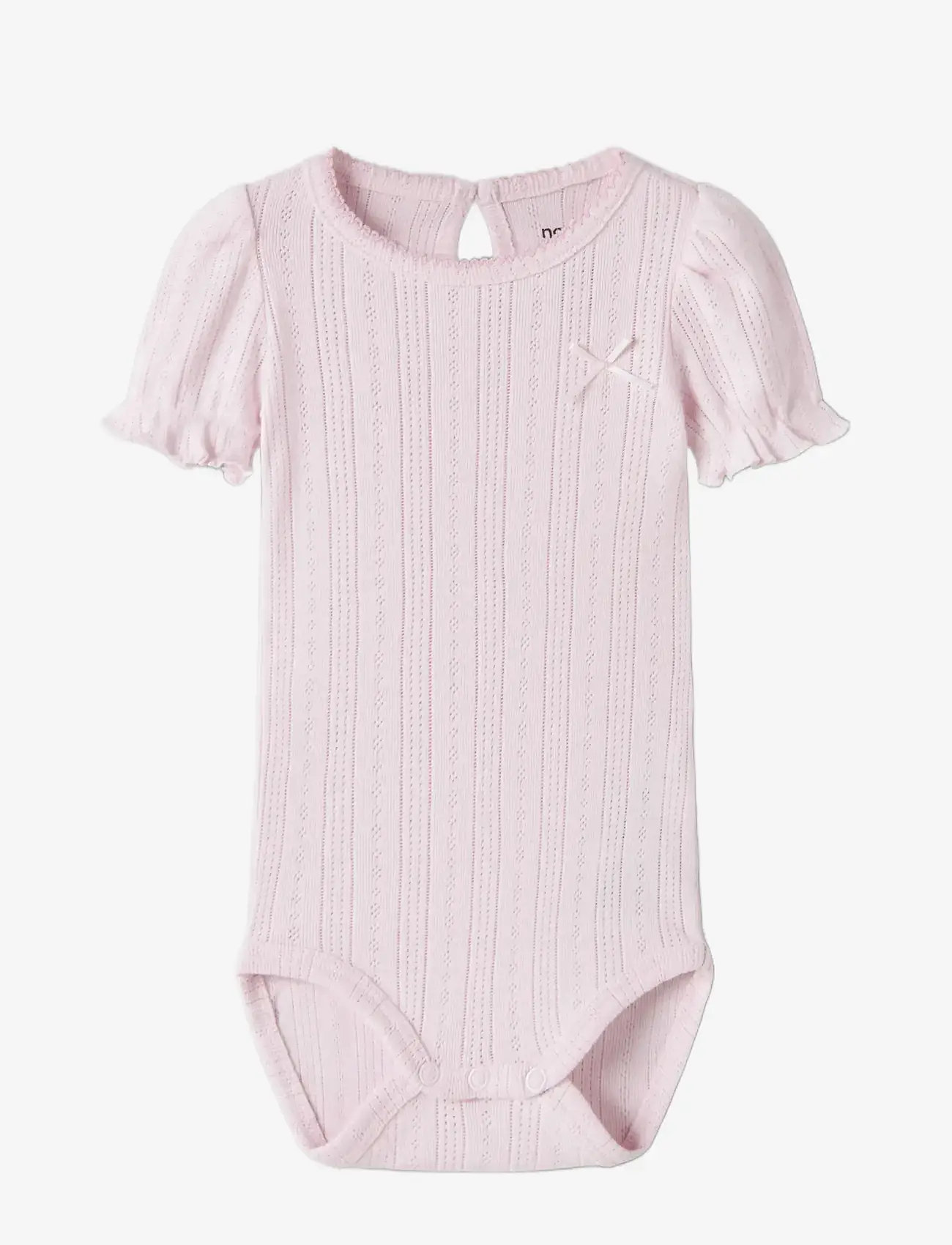 name it - NBFHAPPY SS BODY - kortærmede bodyer - cradle pink - 2