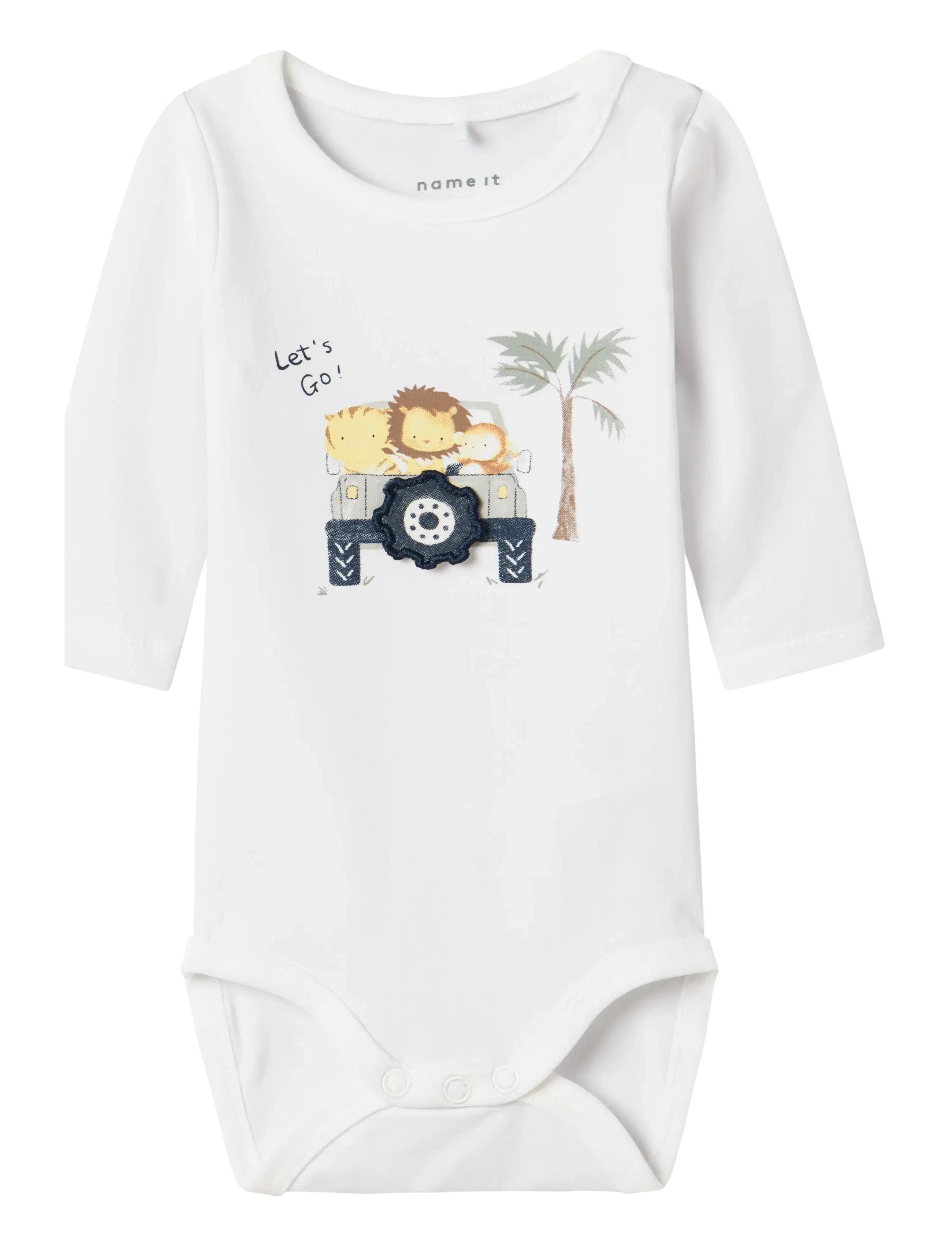 name it NBMHOLLOW LS BODY BOX - Kläder - BRIGHT WHITE / white