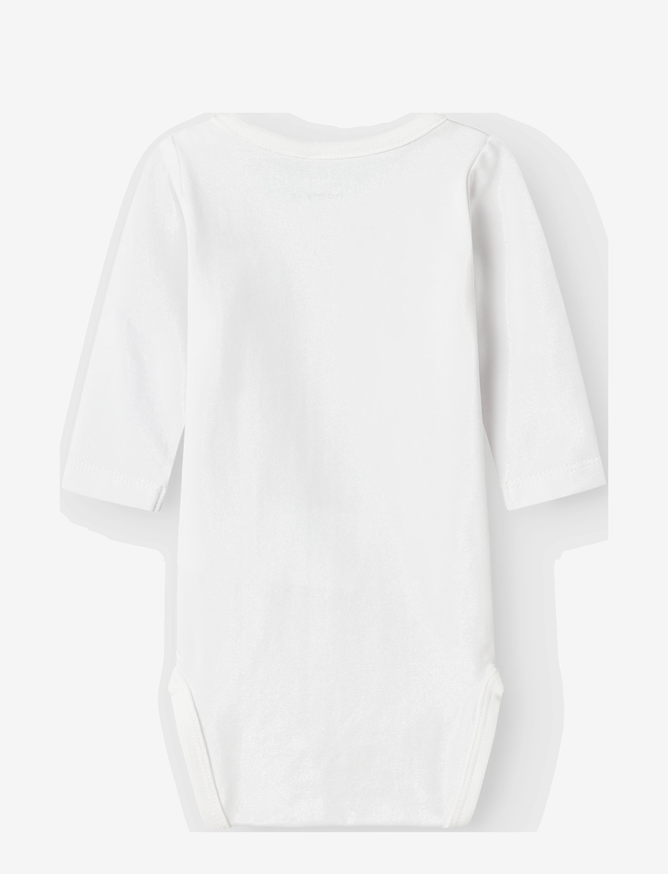 name it - NBMHOLLOW LS BODY BOX - langärmelige bodys - bright white - 1