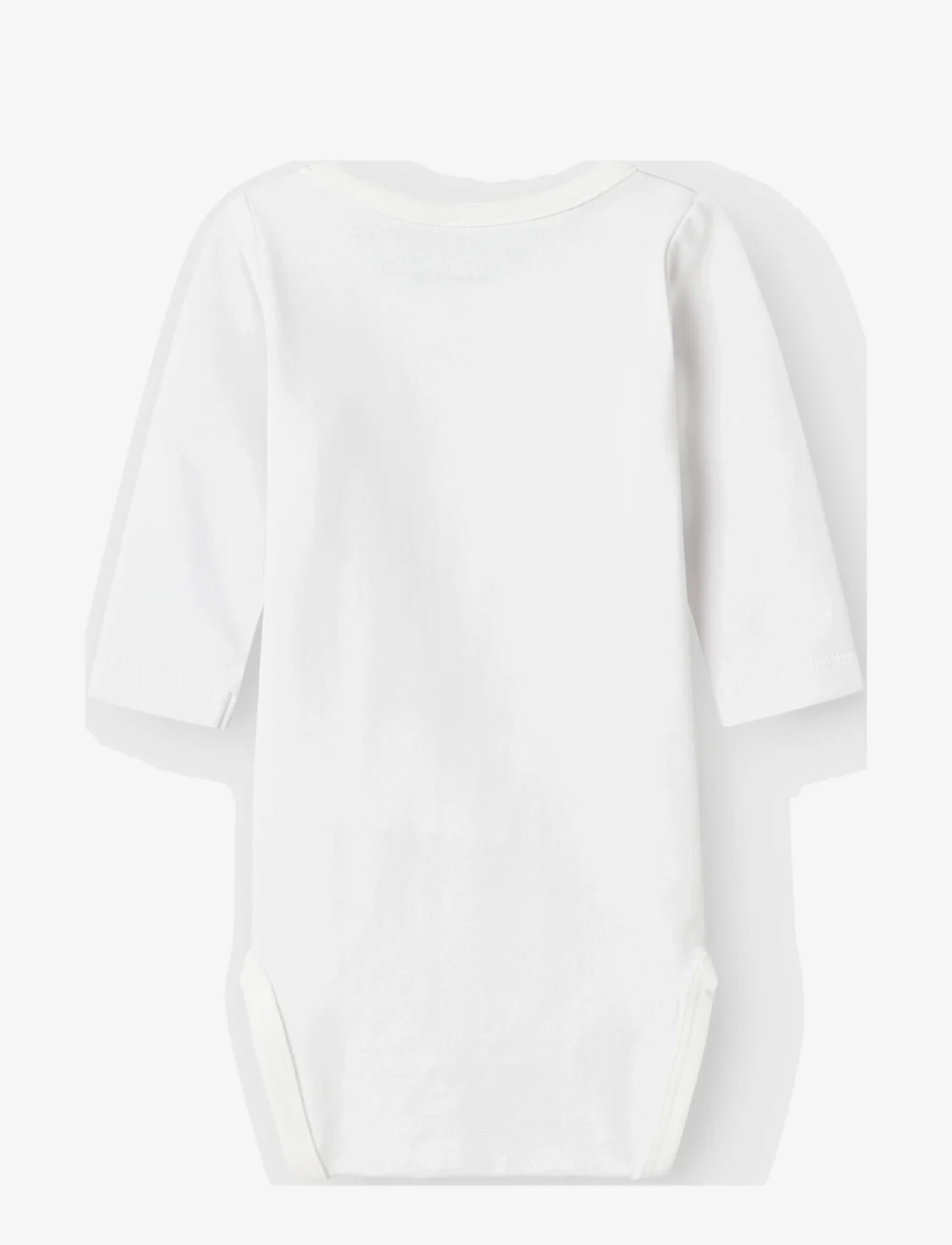 name it - NBMHOLLOW LS BODY BOX - langärmelige bodys - bright white - 1