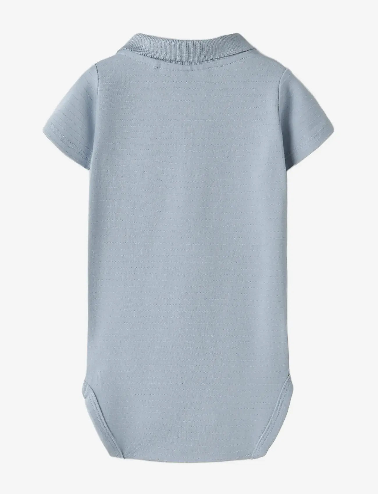 name it - NBMHOFMAN SS POLO BODY - kortærmede bodyer - blue fog - 1