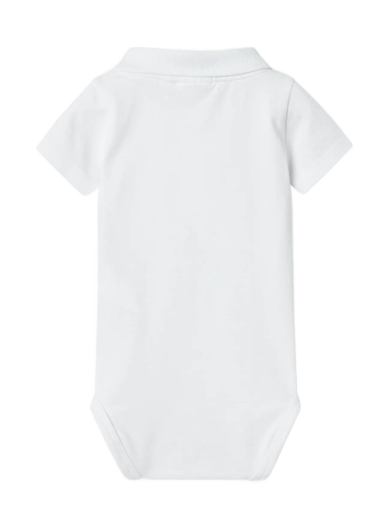 name it - NBMHOFMAN SS POLO BODY - stutterma samfellur - bright white - 1