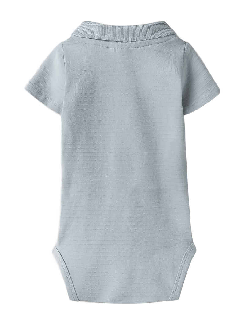 name it - NBMHOFMAN SS POLO BODY - lühikeste varrukatega bodid - pearl blue - 2