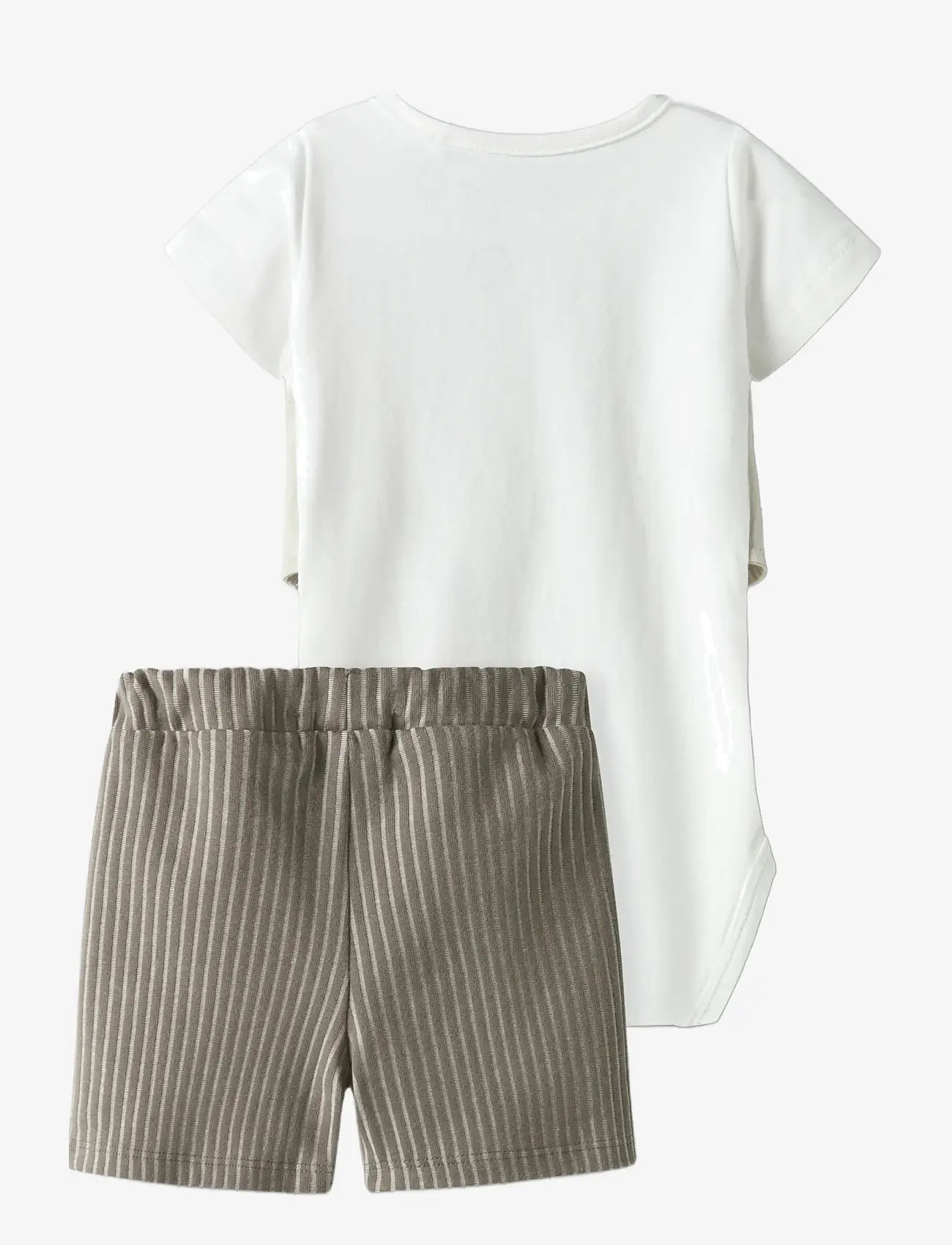 name it - NBMHELMAR SHORTS SET - sets mit kurzärmeligem t-shirt - walnut - 1