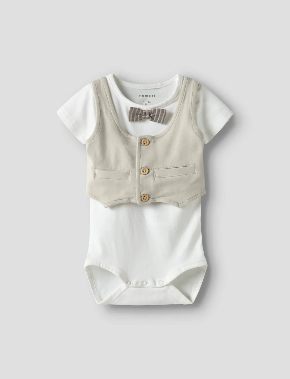 name it - NBMHELMAR SHORTS SET - sets mit kurzärmeligem t-shirt - walnut - 2