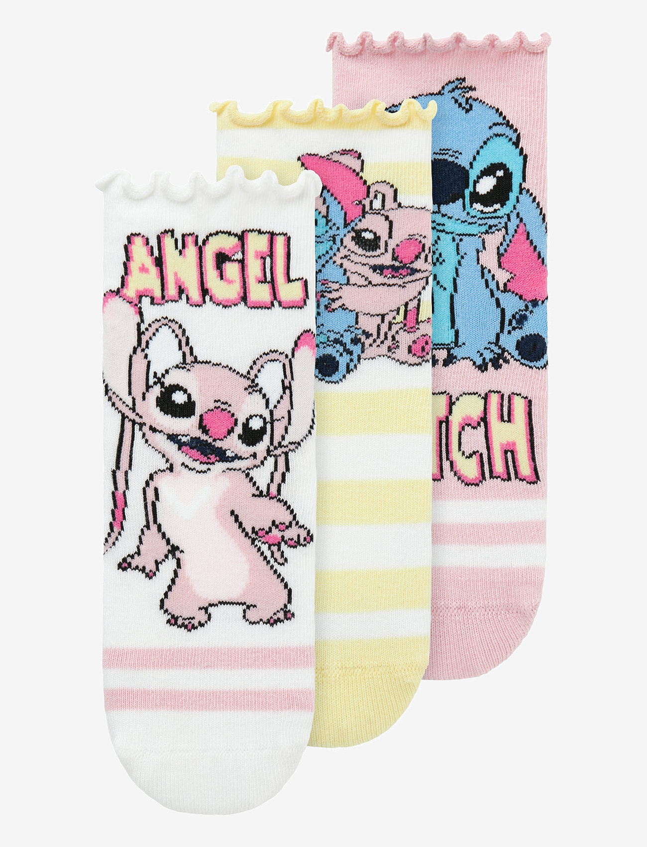 name it - NMFASARA STITCH 3P SOCK WDI - sokid - cameo pink - 1