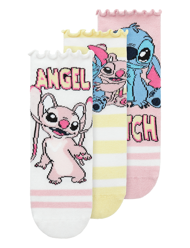 name it - NMFASARA STITCH 3P SOCK WDI - sokid - cameo pink - 1
