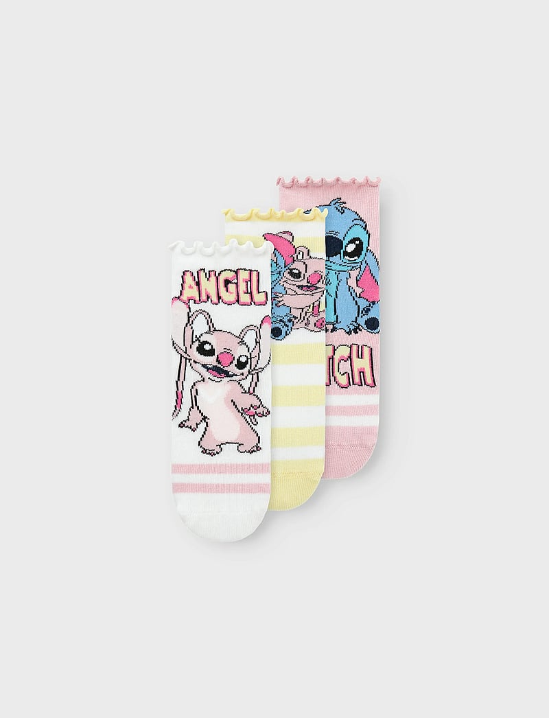 name it - NMFASARA STITCH 3P SOCK WDI - sokid - cameo pink - 0