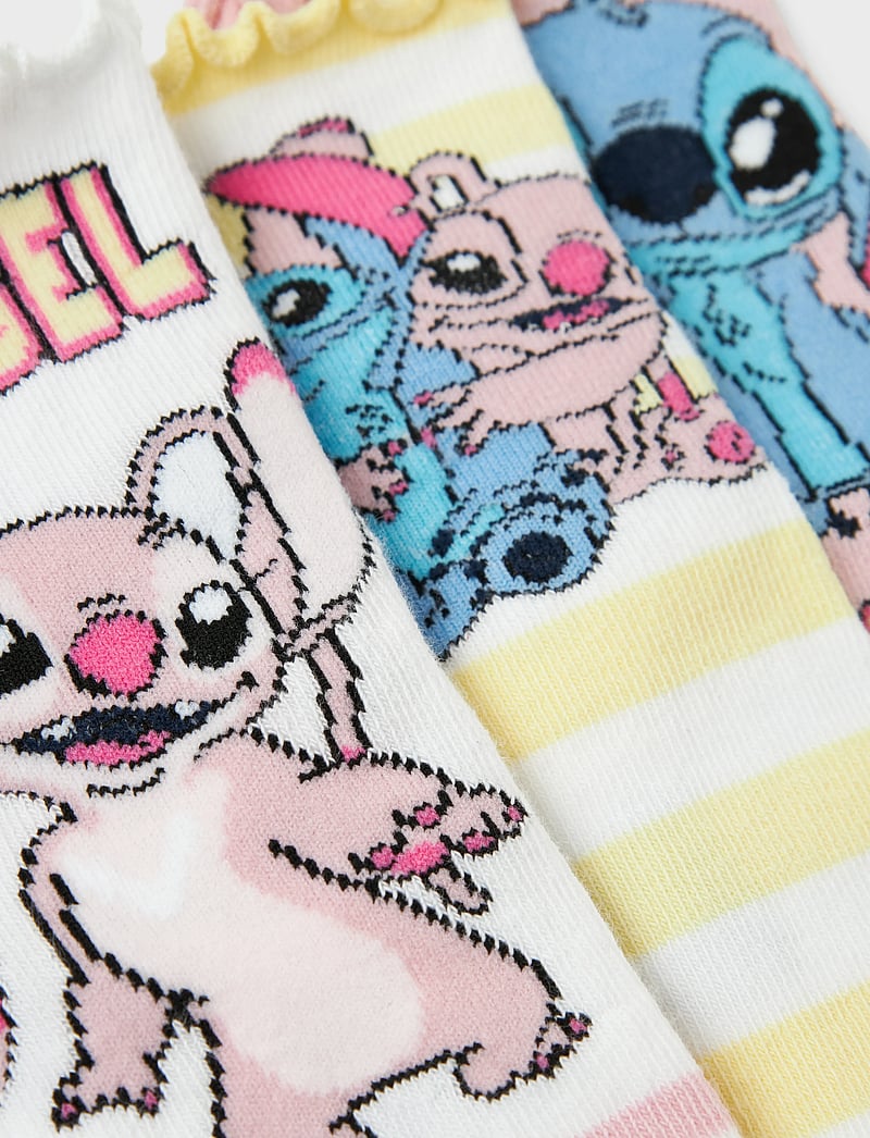 name it - NMFASARA STITCH 3P SOCK WDI - sokid - cameo pink - 3