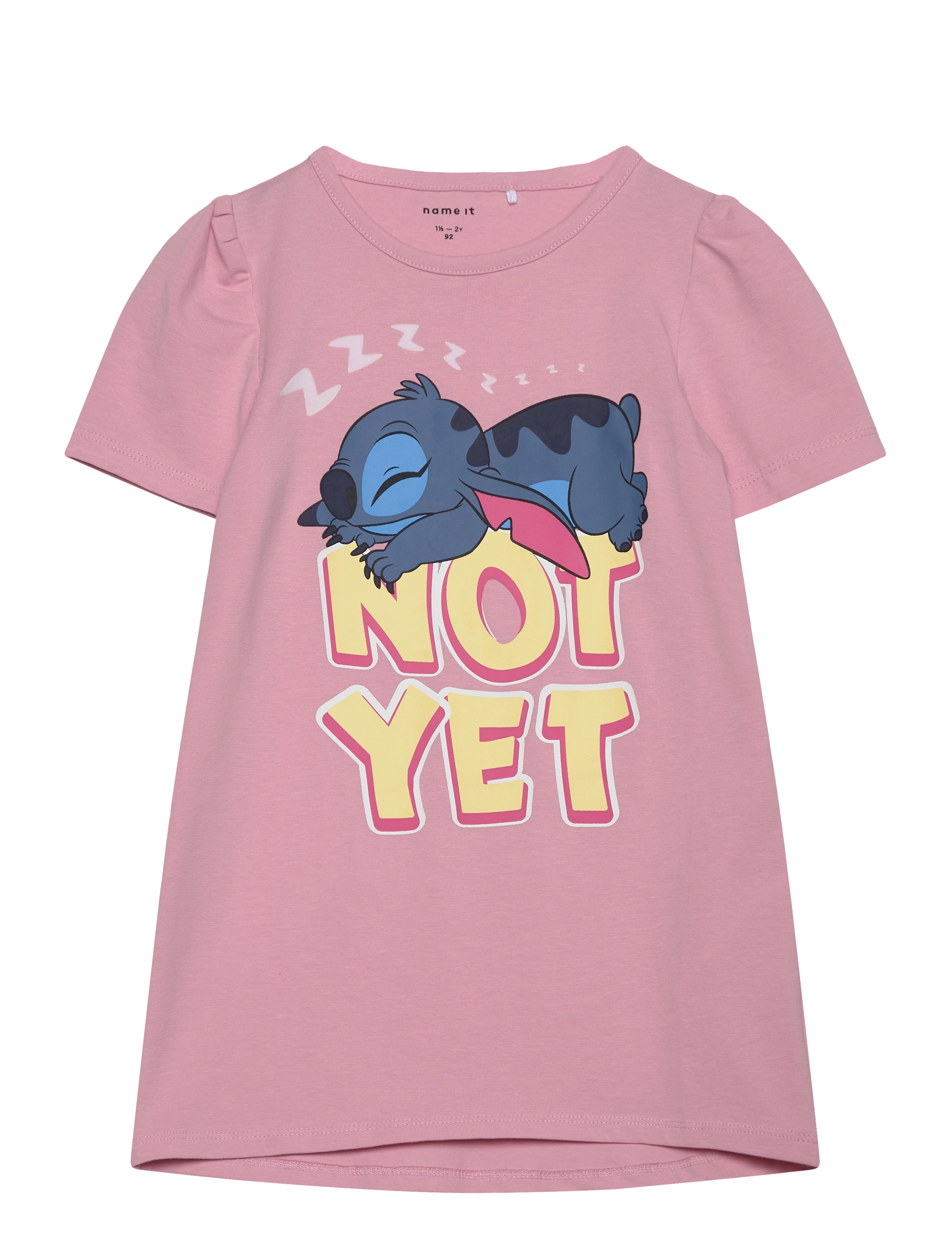 NAME IT Nmfasta Stitch Ss Nightgown Wdi Pink - 92 - Kinder
