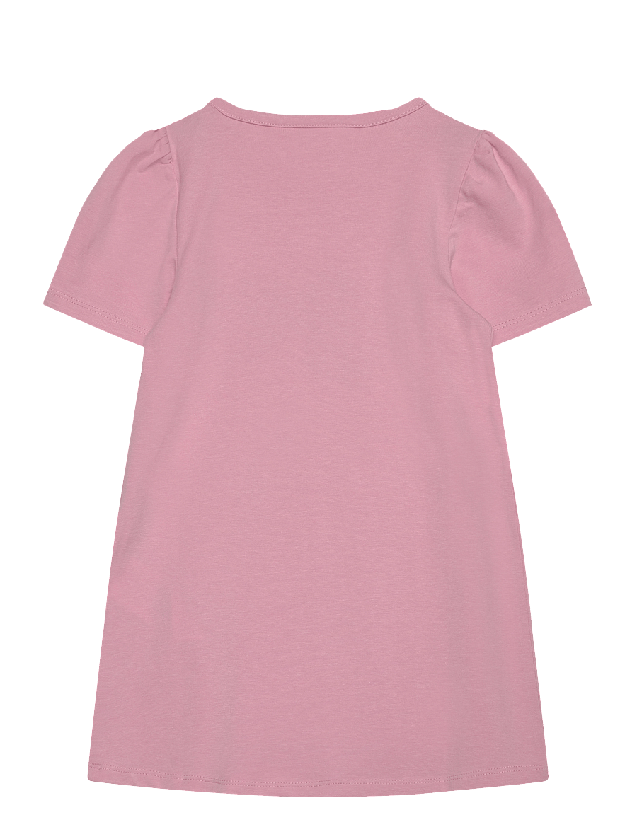 name it - NMFASTA STITCH SS NIGHTGOWN WDI - kurzärmelige - cameo pink - 2