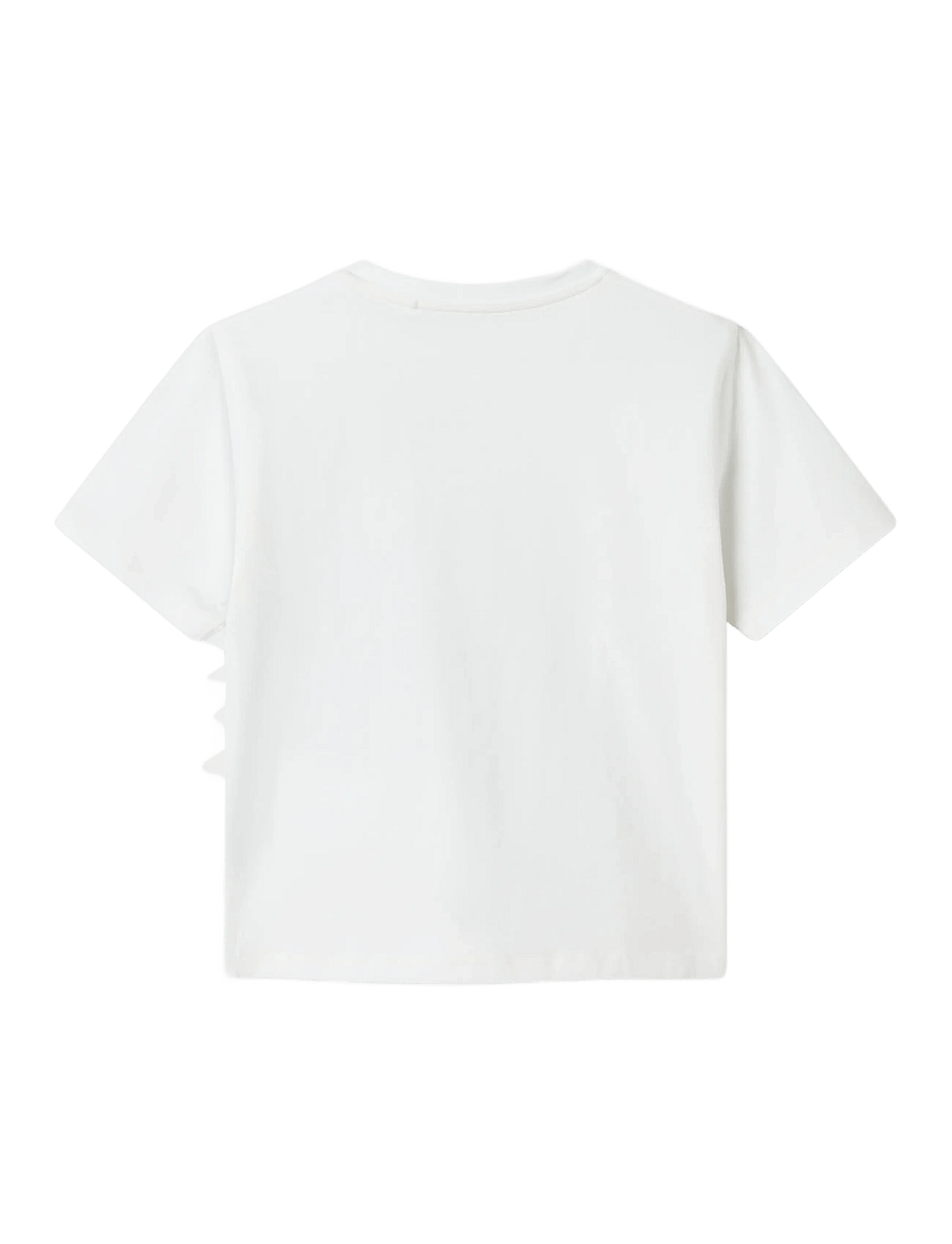 name it - NMMANWIT STITCH NREG SS TOP WDI - kortærmede t-shirts - bright white - 2