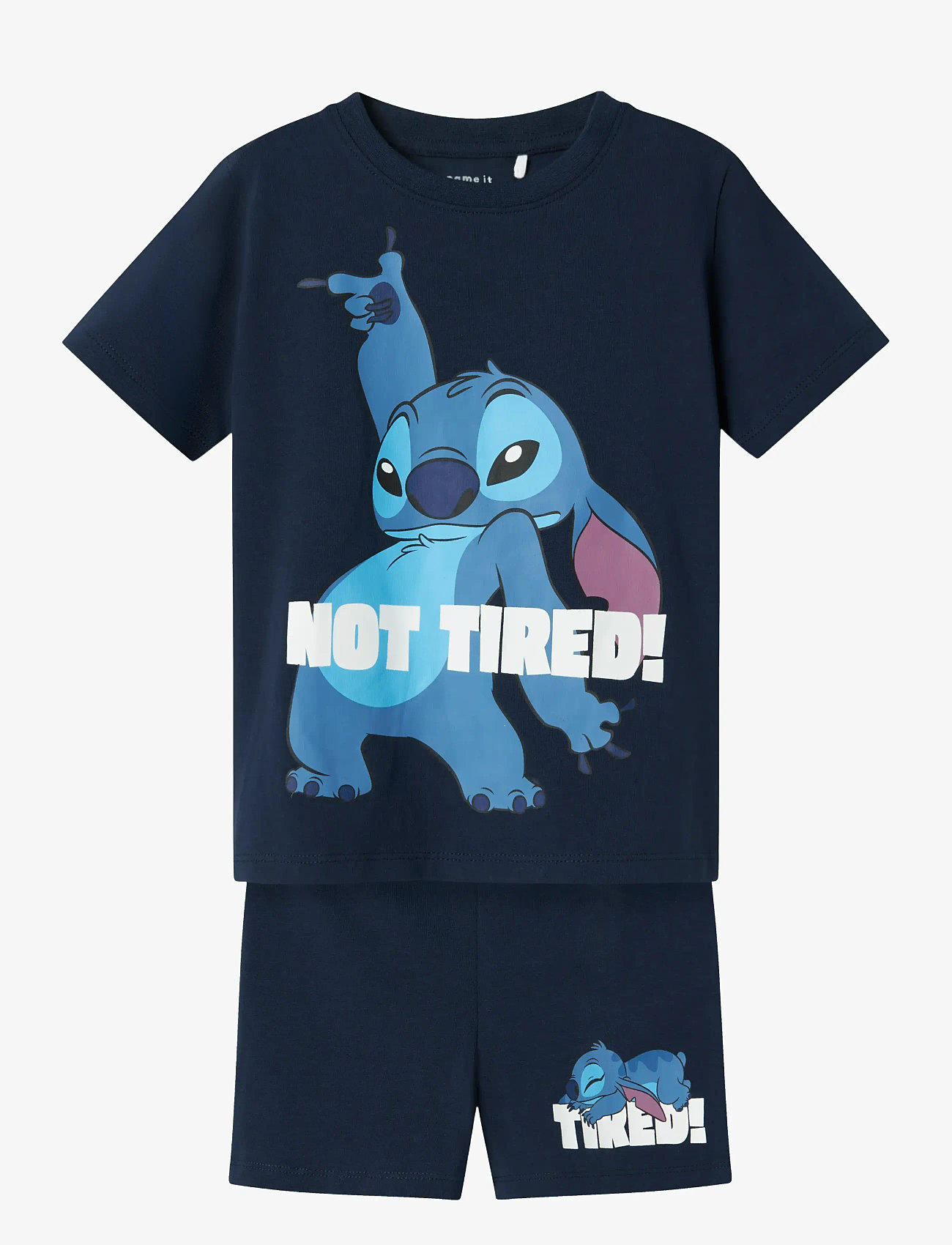 name it - NMMARUSH STITCH NREG SS NIGHTSET WDI - pyjama-sets - navy blazer - 0