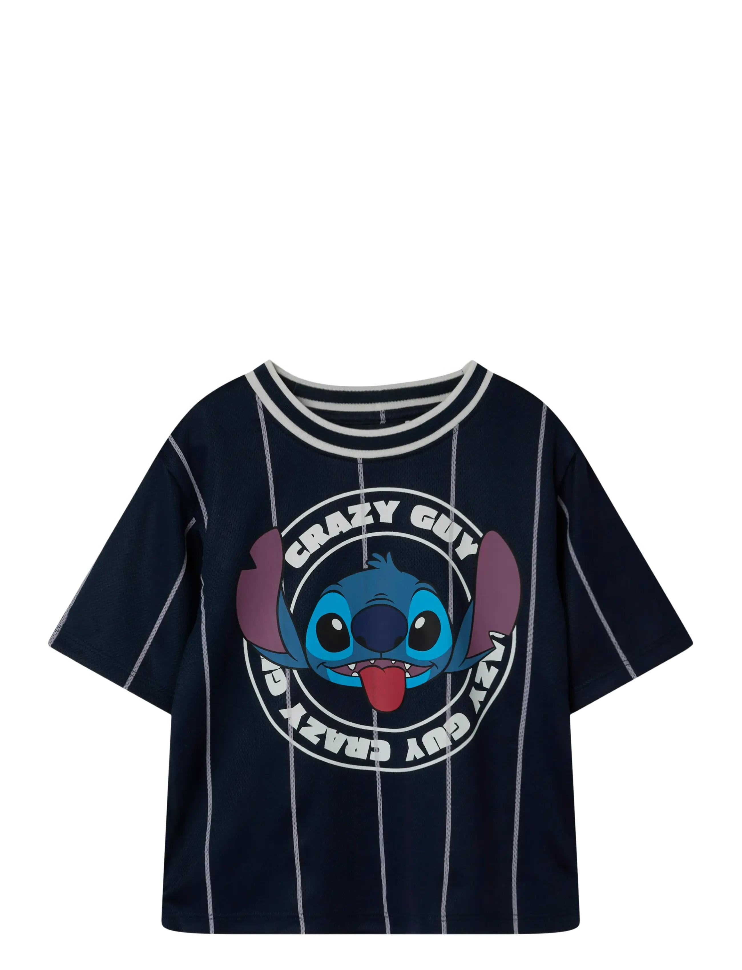 name it NMMARIZ STITCH NREG SS POLY TOP WDI - Overdele - NAVY BLAZER / navy