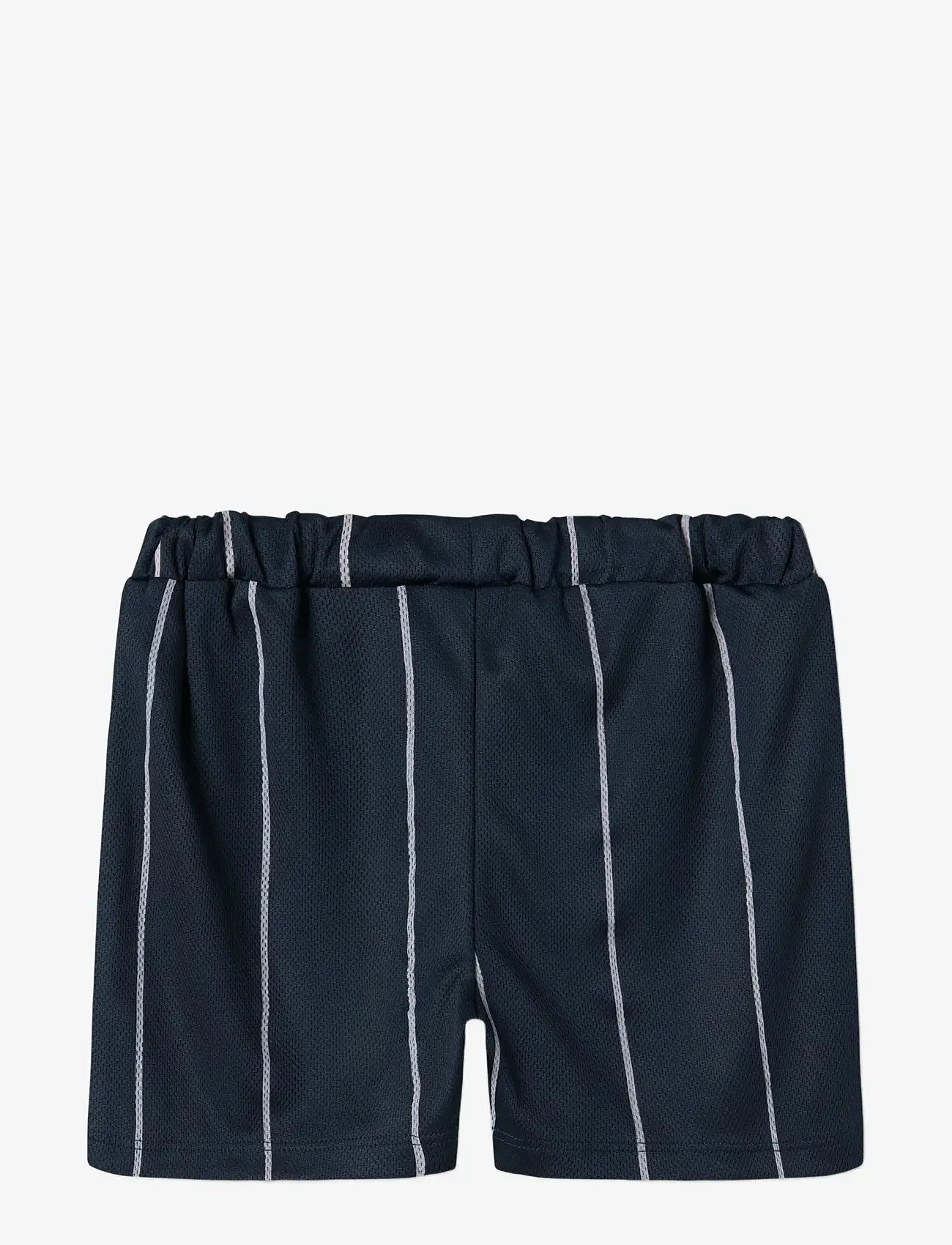 name it - NMMARIZ STITCH NREG POLY SHORTS WDI - casual shorts - navy blazer - 1
