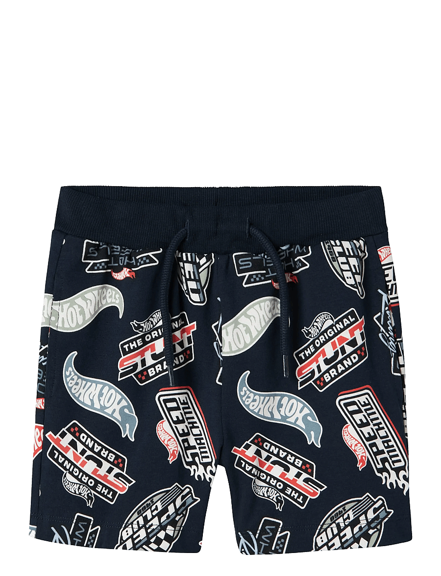 name it - NMMARY HOTWHEELS L NREG SHORTS SKY - sweatshorts - navy blazer - 1