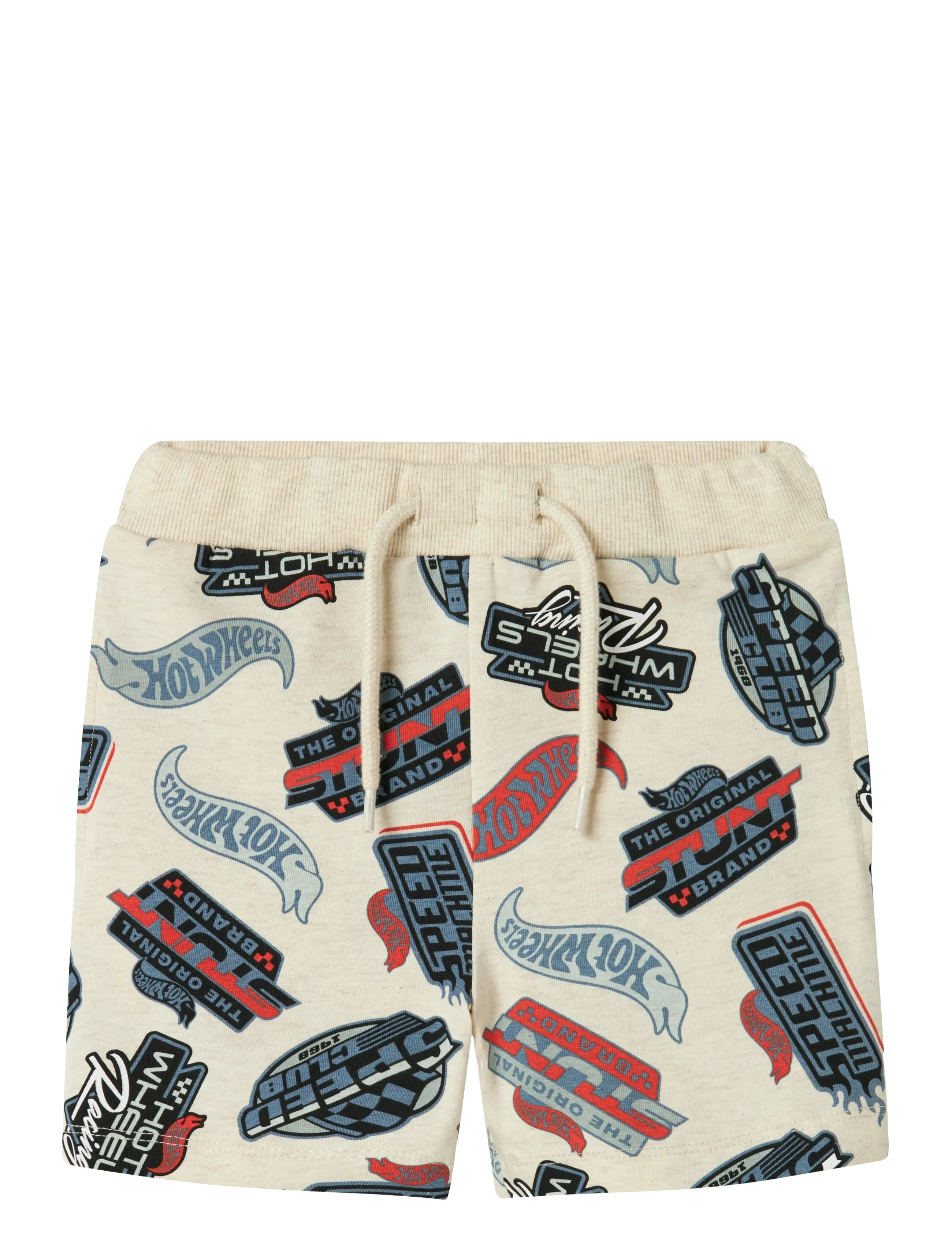 NAME IT Nmmary Hotwheels L Nreg Shorts Sky Cream - 98 - Kinder