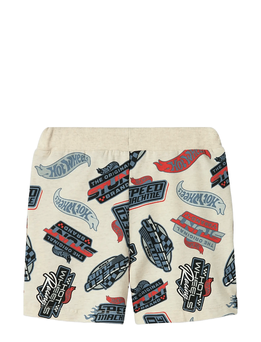 name it - NMMARY HOTWHEELS L NREG SHORTS SKY - sweatshorts - peyote melange - 1