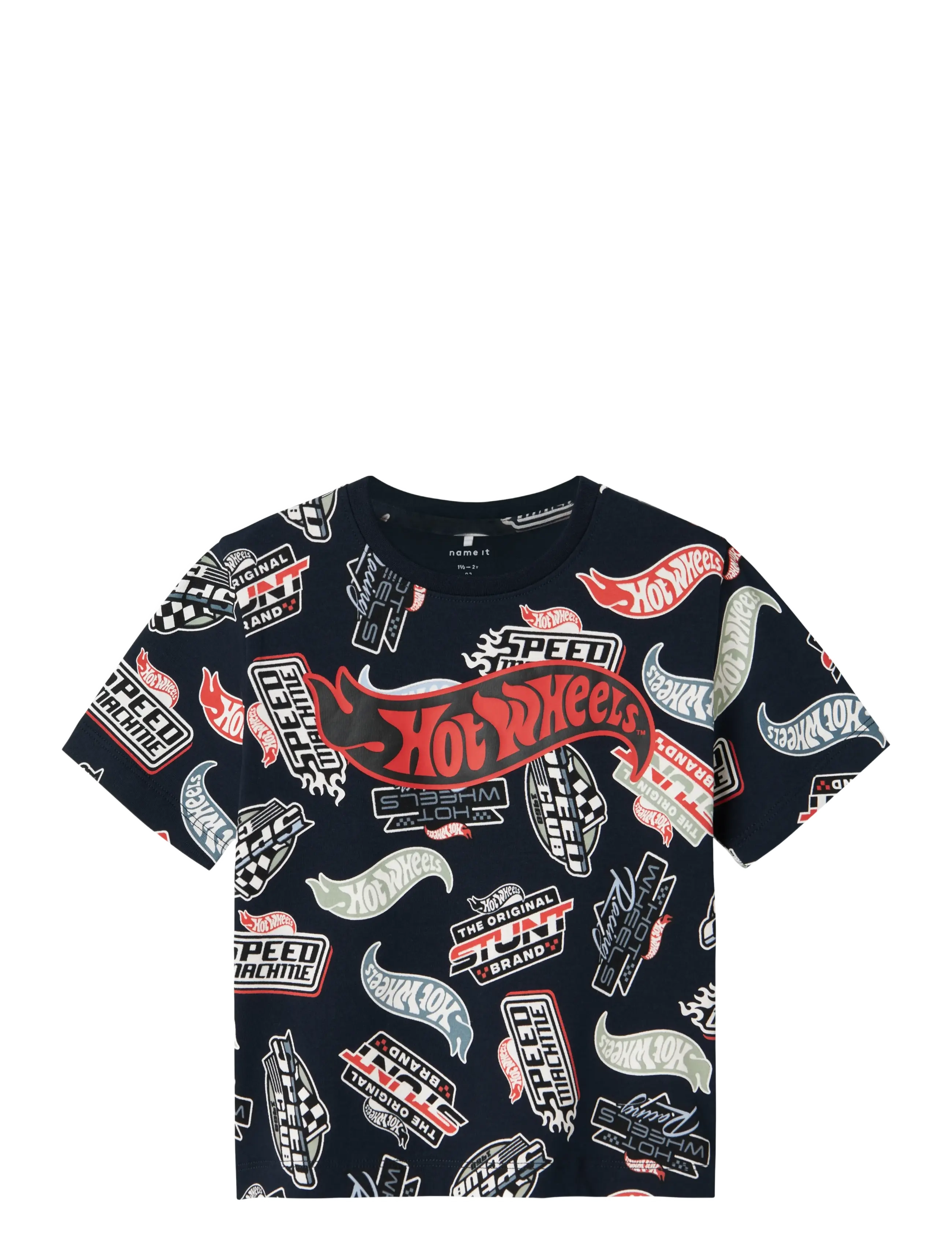 NAME IT Nmmary Hotwheels Nreg Ss Oberteil Sky Navy - 92 - Kinder