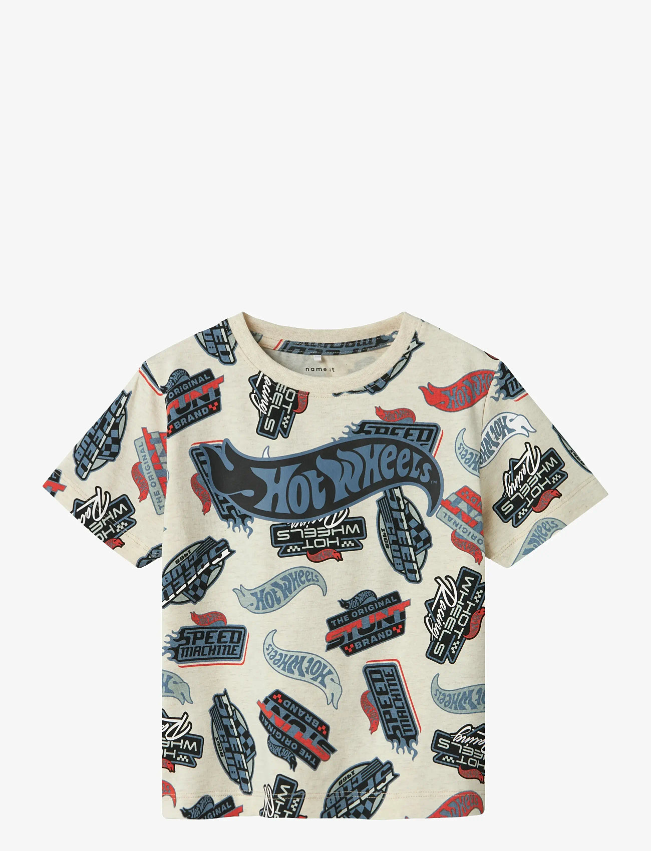 name it - NMMARY HOTWHEELS NREG SS TOP SKY - kurzärmelige - peyote melange - 0