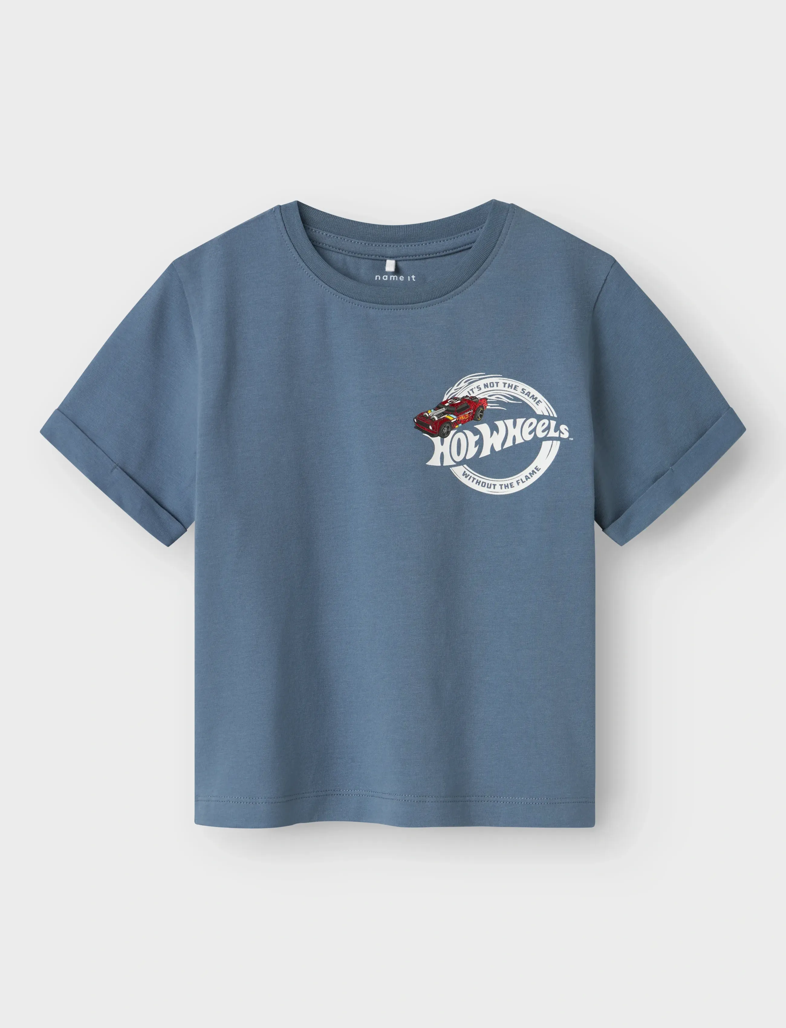 name it Nmmatreus Hotwheels Nreg Ss Top Box Sky, Børn, Hot Wheels T-shirt, Blå, Str: 86