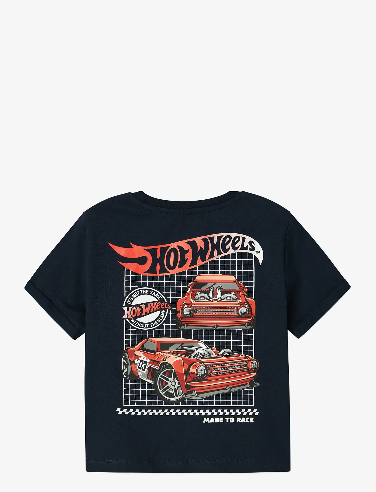 name it - NMMATREUS HOTWHEELS NREG SS TOP BOX SKY - kortärmade t-shirts - navy blazer - 2