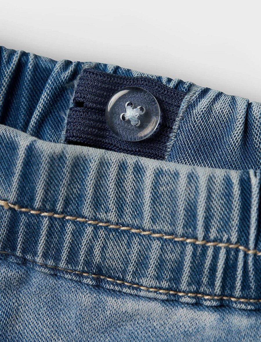 name it - NBFROSE R FRILL JEANS 1550-TO NOOS - loose jeans - medium blue denim - 4