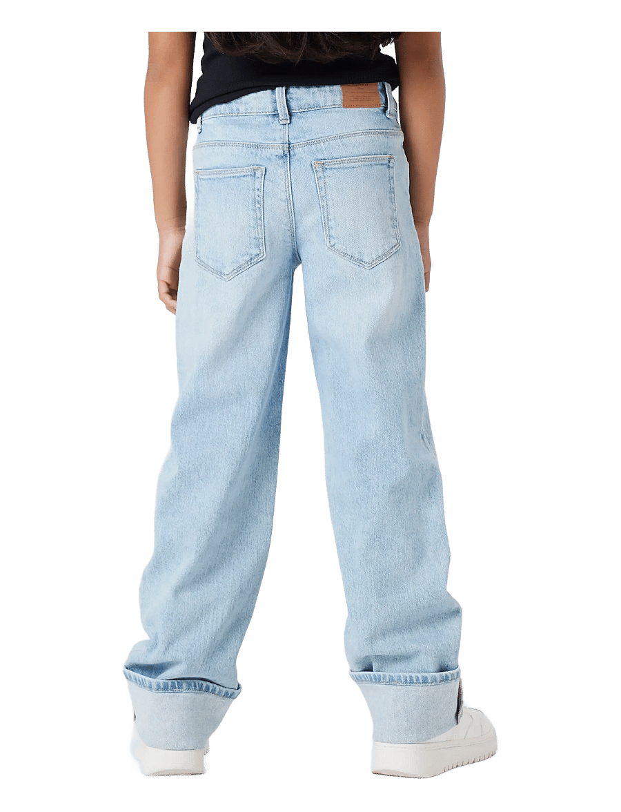 name it - NKFROSE STRAIGHT FOLD JEANS 4224-AZ NOOS - sirged teksad - light blue denim - 3