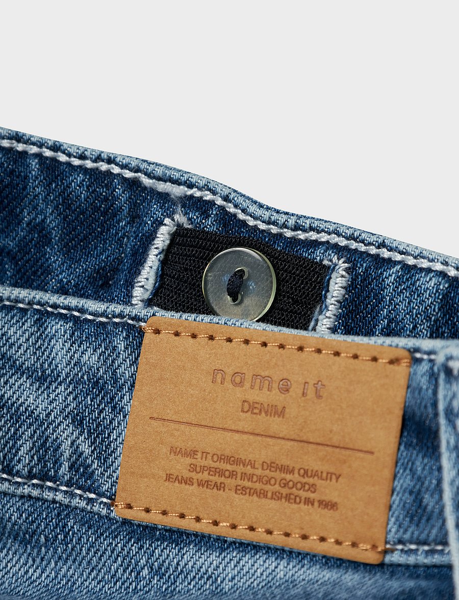 name it - NKFROSE STRAIGHT FOLD JEANS 4224-AZ NOOS - sirged teksad - medium blue denim - 3