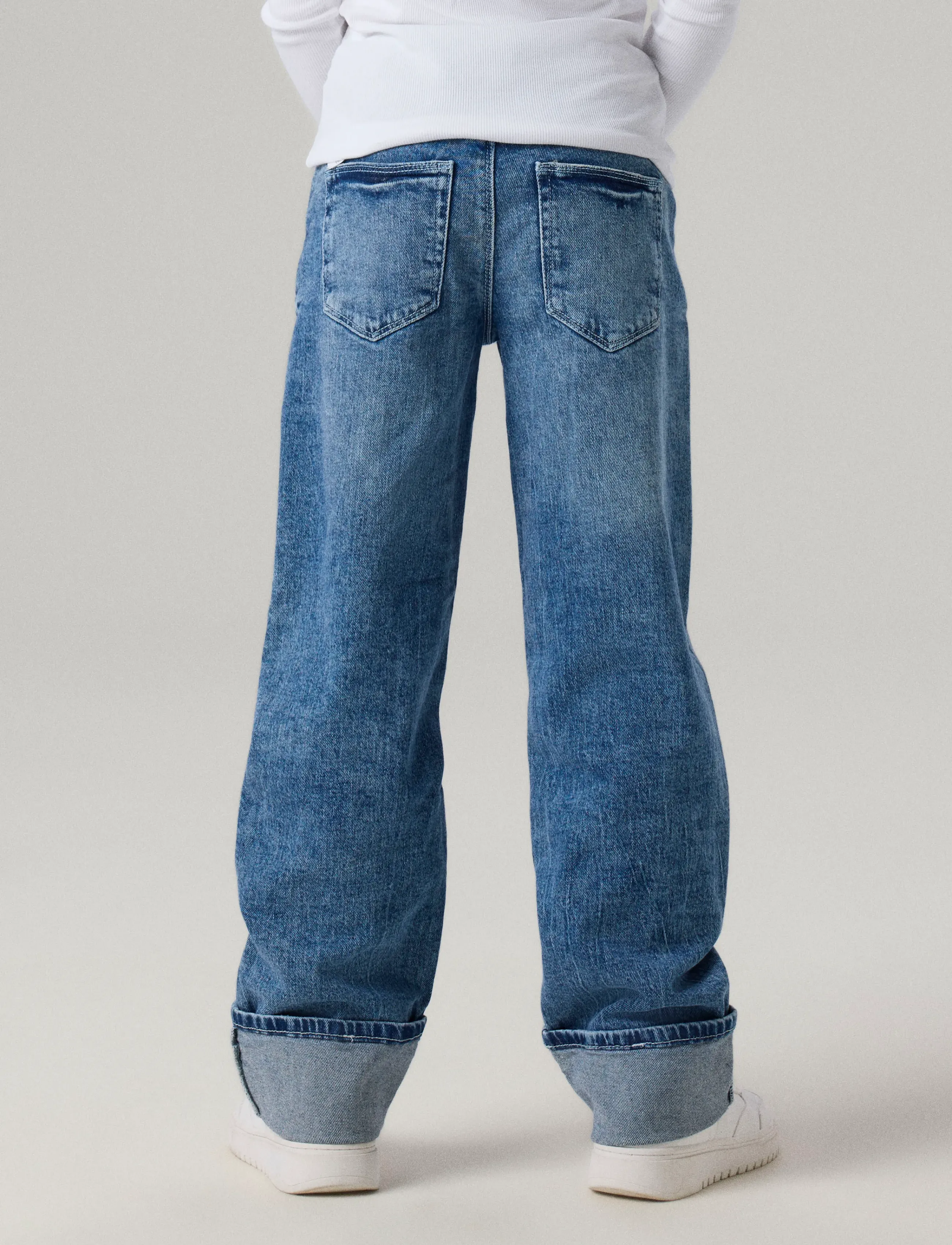 name it - NKFROSE STRAIGHT FOLD JEANS 4224-AZ NOOS - regular jeans - medium blue denim - 3