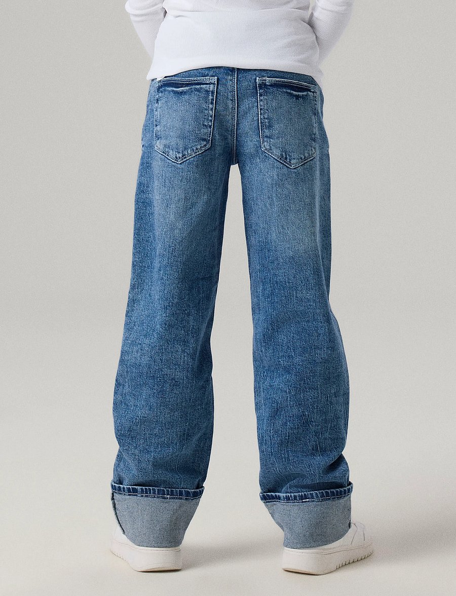 name it - NKFROSE STRAIGHT FOLD JEANS 4224-AZ NOOS - regular jeans - medium blue denim - 3