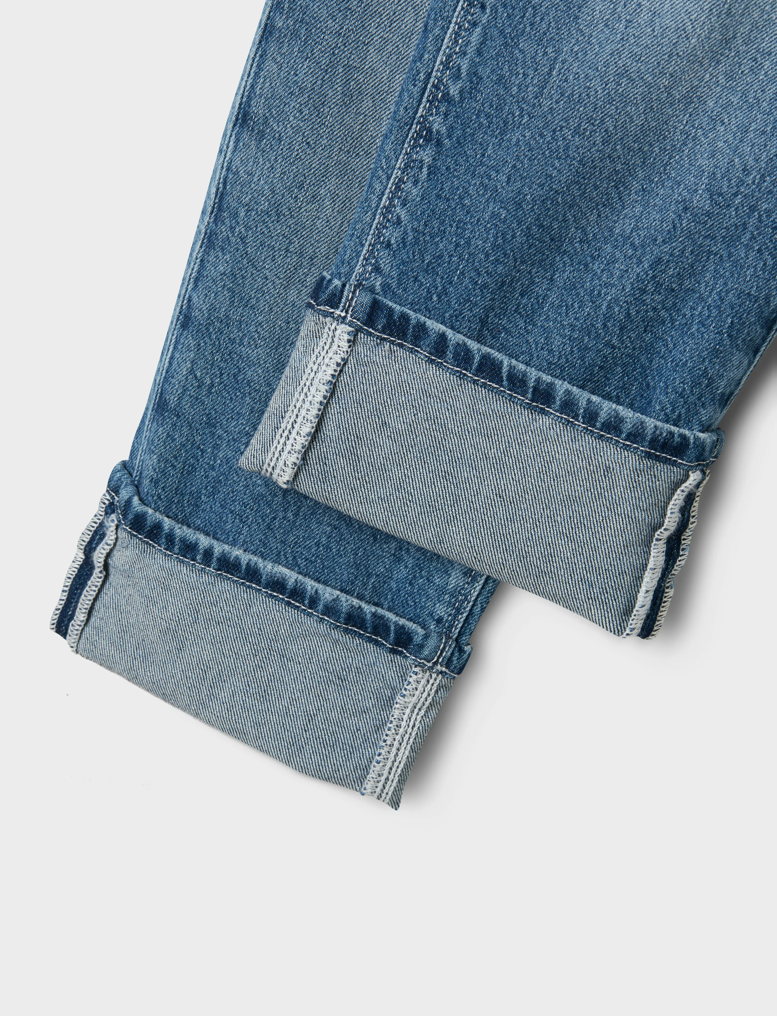 name it - NKFROSE STRAIGHT FOLD JEANS 4224-AZ NOOS - regular jeans - medium blue denim - 4