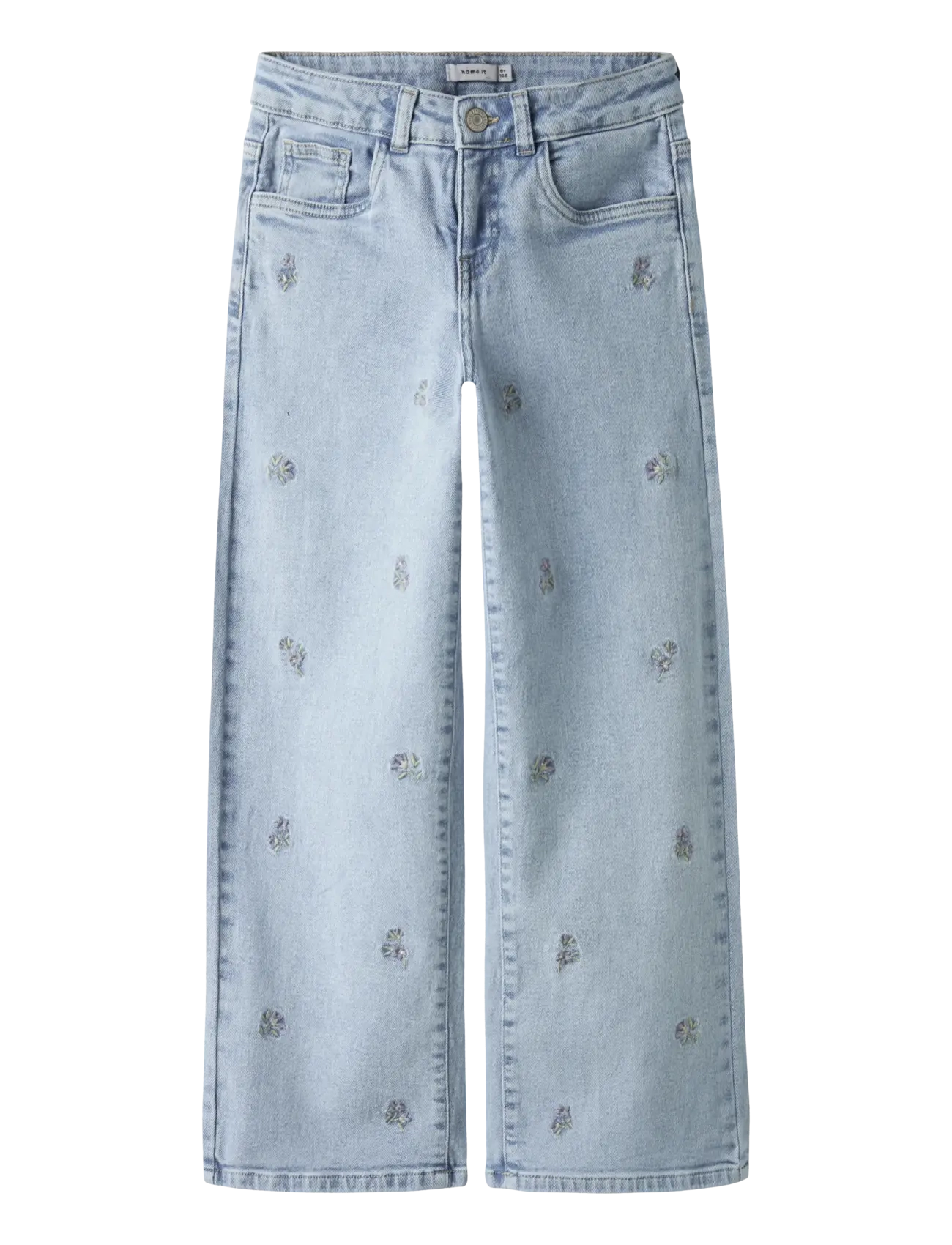 NKFROSE WIDE EMB JEANS 2010-FR NOOS - LIGHT BLUE DENIM