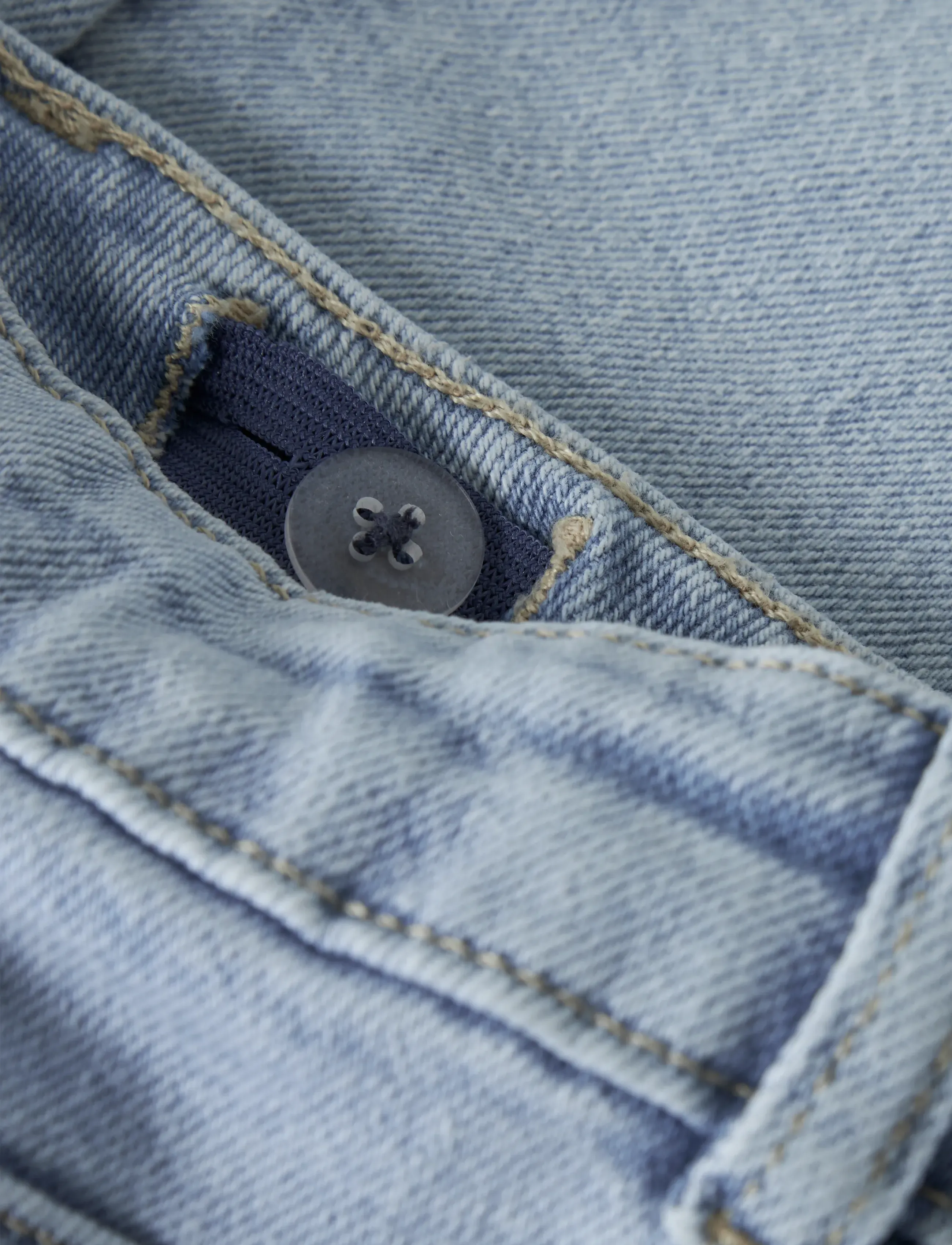name it - NKFROSE WIDE EMB JEANS 2010-FR NOOS - pantalons larges - light blue denim - 3