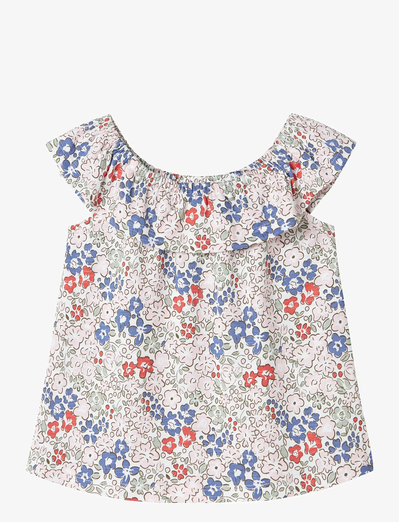 name it - NMFHAILE SL TOP - bluser & tunikaer - bright white - 0