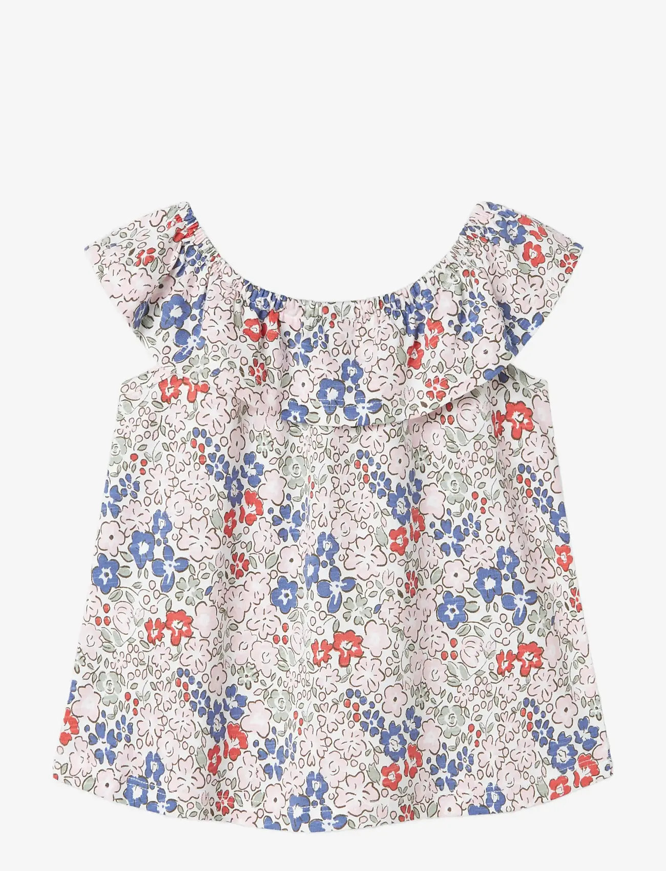 name it - NMFHAILE SL TOP - bluser & tunikaer - bright white - 1