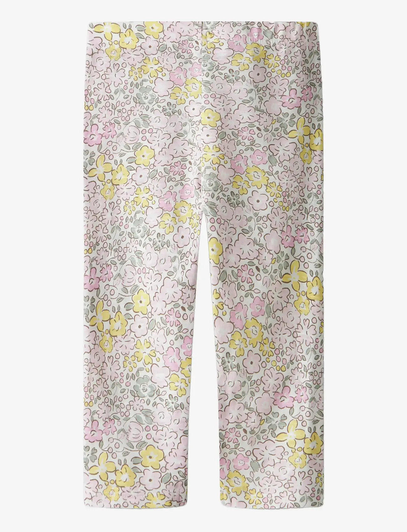 name it - NMFHAILE CAPRI LEGGING - efterårstøj - bright white - 1