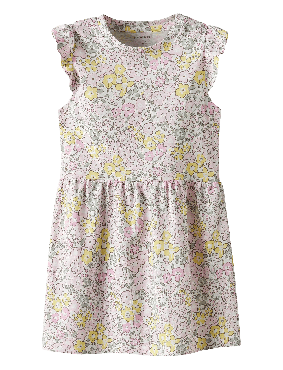 name it - NMFHAILE CAP SL DRESS - Ärmellose babykleider - bright white - 1